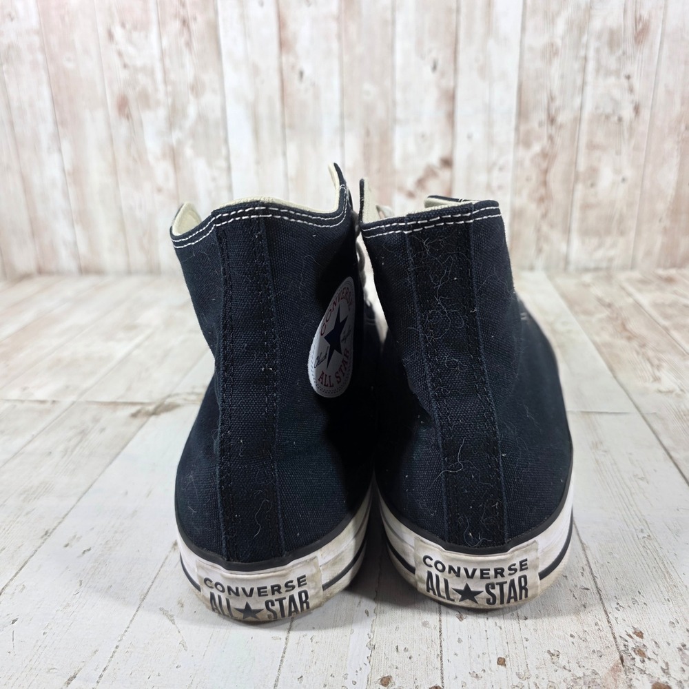 Converse Chuck Taylor All Star Black High Top Sneakers Womens 13 Mens 11 M9160 - Picture 3 of 8